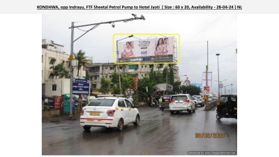 KONDHWA, opp Indrayu, FTF Sheetal Petrol Pump to Hotel Jyoti  60ft x 20ft