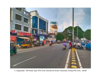 M.G.Road, Opp. NTR Circle, Atchamma Street, Patamata 30ft x30ft
