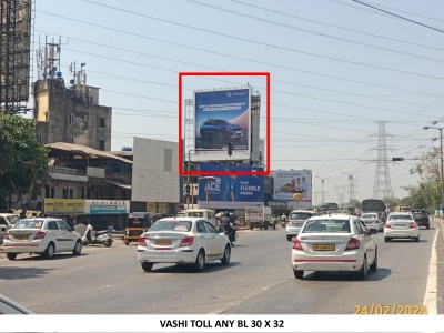 Vashi Toll Going Towards Mumbai LHS  30ft x 32ft