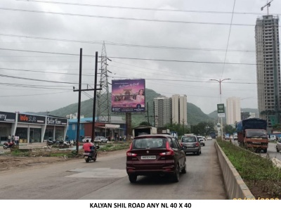 Kalyan Shil Road near Maruti True Value Showroom Facing Katai Toll Naka  40ft x 40ft